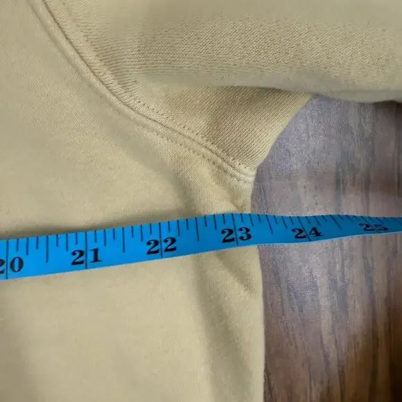 Nike Hoodie Men's Size L  Beige Oregon Ducks Retro Pullover Sweatshirt - Picture 5 of 5